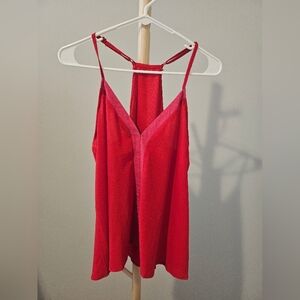 Red & Pink Women's Tank Top, Small